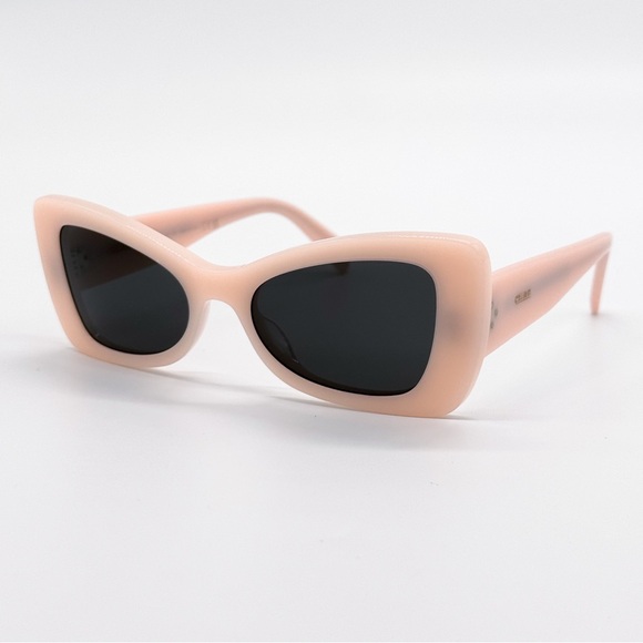 NEW CELINE CL40236I 72A BUTTERFLY PINK GREY WOMEN SUNGLASSES CELINE - Picture 4 of 11